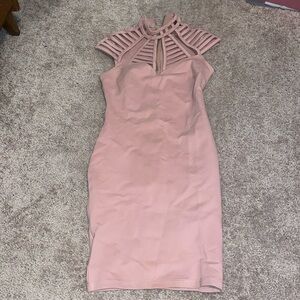 Fashion Nova Party Maxi Dress Pink